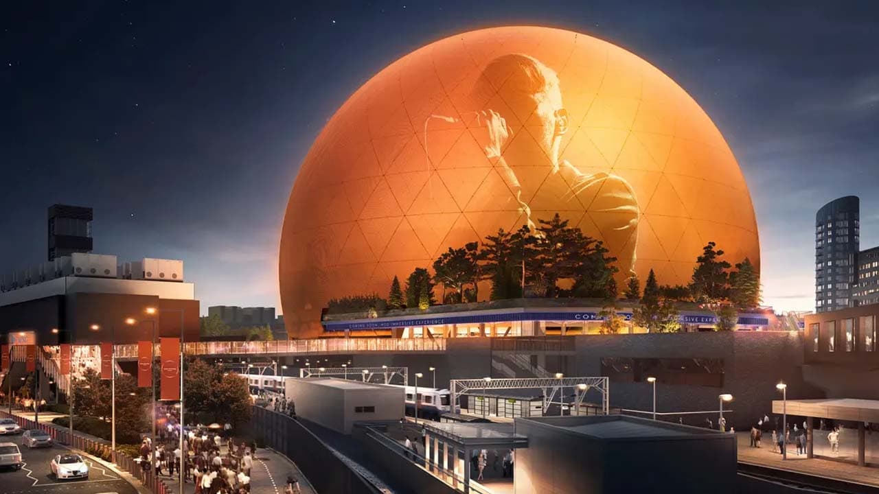 Image Of The Spehere in Las Vegas ahead of the PPD Event in Las Vegas