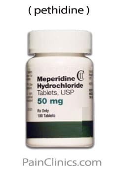 pethidine pain relief