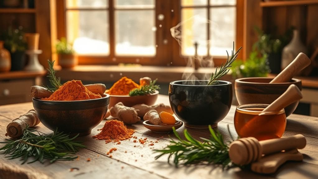 Illustration for Harness the Power of Anti-Inflammatory Herbs and Spices